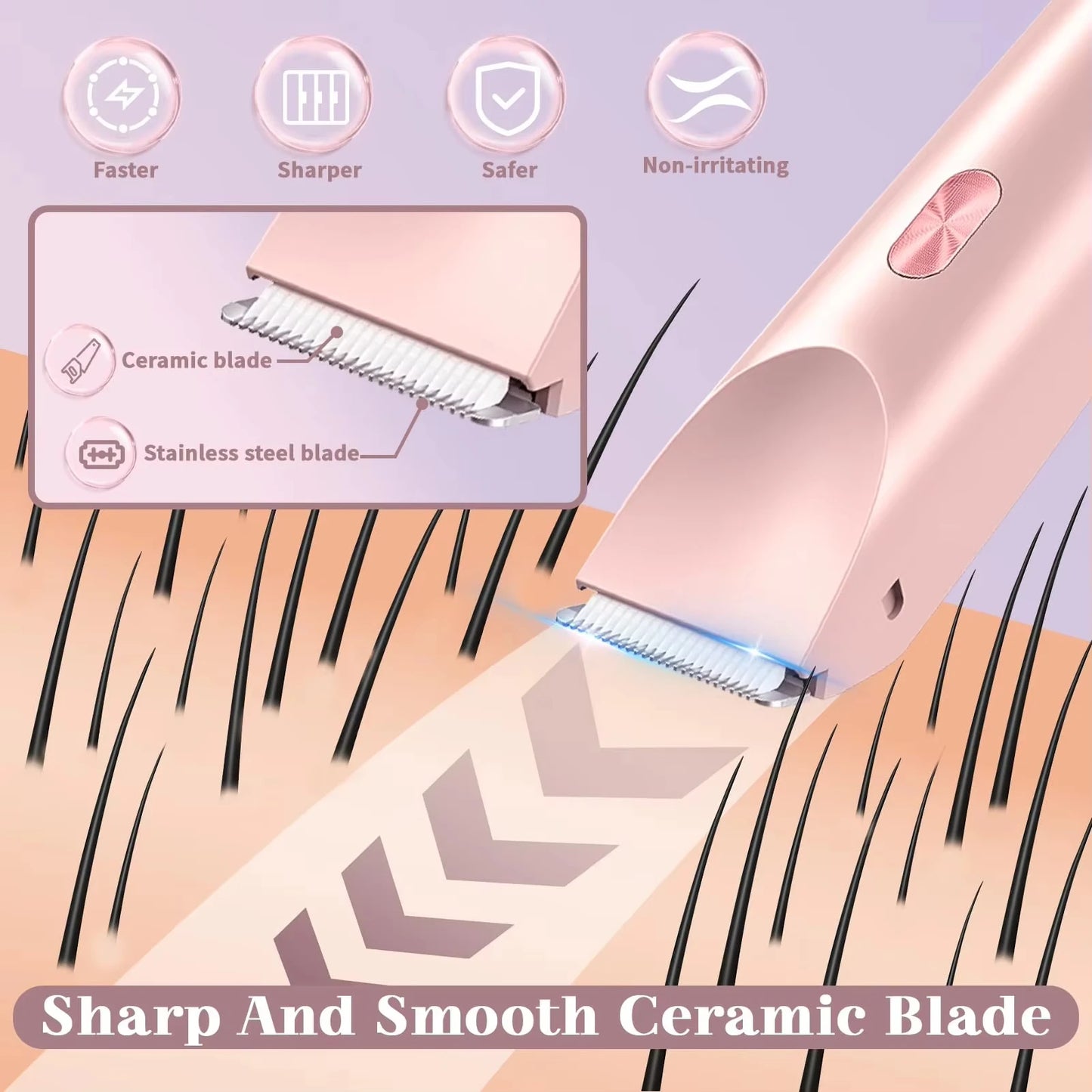 PermaShine: The 2-in-1 Body Shaver for Women