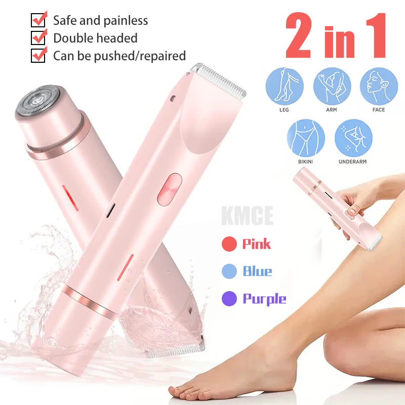 PermaShine: The 2-in-1 Body Shaver for Women
